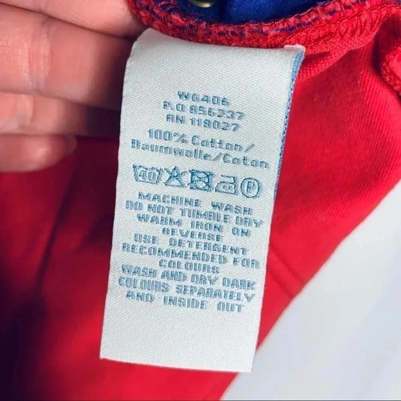 Boden Red Velour Skirt Size 10 - Picture 8 of 8